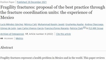Position paper published by the Capture the Fracture® IOF Mexico Mentorship Group